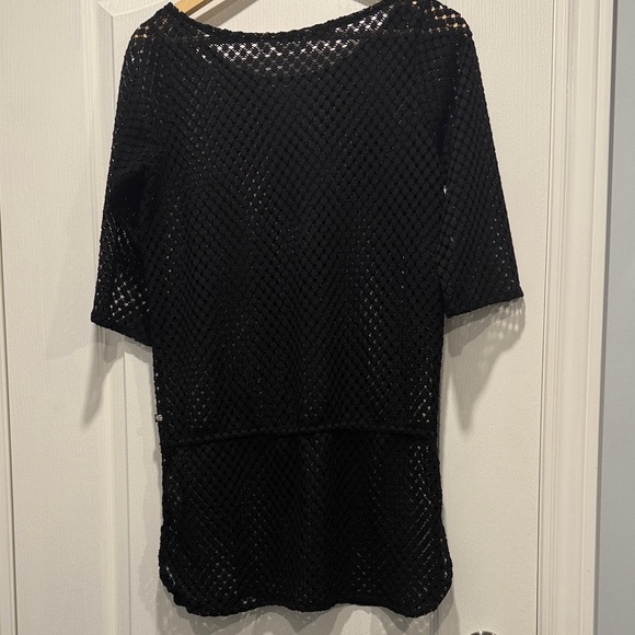 Aqua Black Knit Cover-Up - Picture 6 of 6